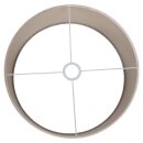 SteinhauerKap 40*40*20 Rnd Be27 zinc taupe ve