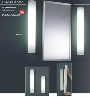 Bankamp LED-Wandleuchte Nurglas4282/1-07