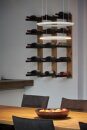 Oligo Ring- Pendelleuchte Yano, höhenverstellbar, Weiß matt / Weiß matt
