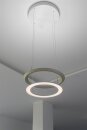 Oligo Ring- Pendelleuchte Yano, höhenverstellbar, Weiß matt / Weiß matt