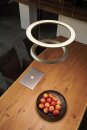 Oligo Ring- Pendelleuchte Yano, höhenverstellbar, Weiß matt / Weiß matt