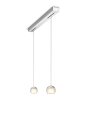 Oligo Pendelleuchte Balino 2-flammig LED / Chrom Matt - Glas gold 42-880-26-06/08