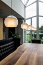 Oligo Pendelleuchte Balino 3-flammig LED / Chrom Glänzend - Glas orange 42-880-34-05/29