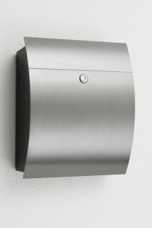 CMD Briefkasten rund ohne Fenster Edelstahl Typ47