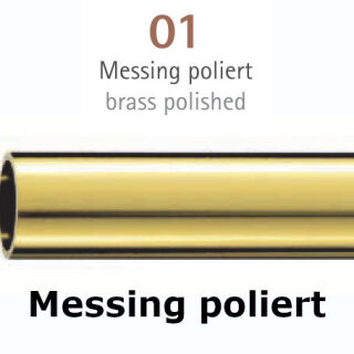 Messing poliert